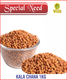 KALA CHANA 1KG  VRG ORGANIC